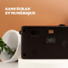 Camp Snap Appareil Photo numérique Compact sans écran - mémoire pour 2000 Photos - 8M Pixels - Batterie Rechargeable - Vintage -