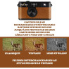 Camp Snap Appareil Photo numérique Compact sans écran - mémoire pour 2000 Photos - 8M Pixels - Batterie Rechargeable - Vintage -
