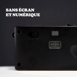 Camp Snap Appareil Photo Numérique,8MP Style Argentique Vintage, sans Écran et Format Compact,Stockage 2000+ Photos,Rechargeable