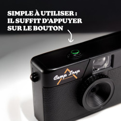 Camp Snap Appareil Photo Numérique,8MP Style Argentique Vintage, sans Écran et Format Compact,Stockage 2000+ Photos,Rechargeable