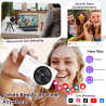 Appareil Photo Numérique 4K 64MP, Wevoor Digital Appareils Numérique Compact 32GB avec Écran Rabattable 180°, 18x Zoom Numérique