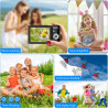 Appareil Photo Numérique 50MP 1080P FHD Compact Caméra avec Mise au Point Automatique Digital Camera avec Zoom Numérique 16X Car