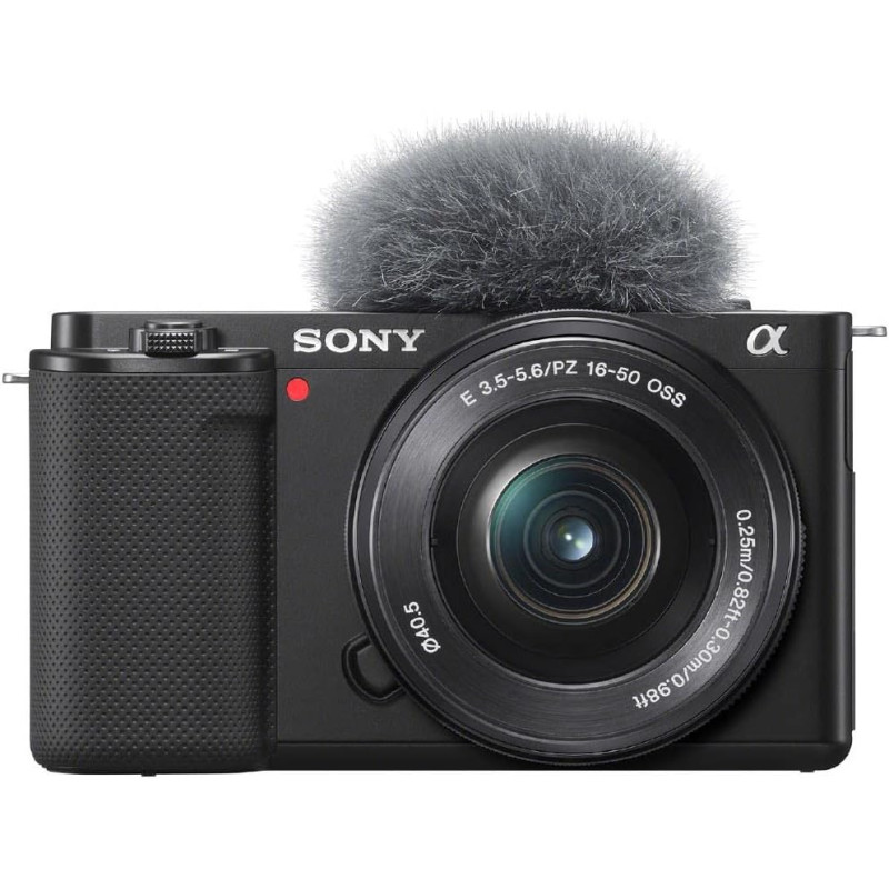 Sony Alpha ZV-E10 | Appareil photo vidéo hybride APS-C Vlog avec optique zoom motorisée 16-50mm f/3.5-5.6 (écran orientable pour