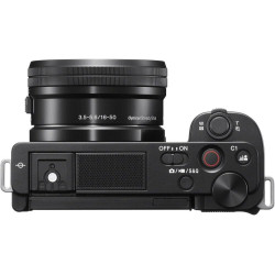 Sony Alpha ZV-E10 | Appareil photo vidéo hybride APS-C Vlog avec optique zoom motorisée 16-50mm f/3.5-5.6 (écran orientable pour