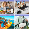 Appareil Photo Numérique avec WiFi 4K 64MP, WiFi Appareil Photo Compact avec Écran Rotatif 3” 180°, Zoom Numérique 16X, Autofocu