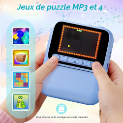 Appareil Photo Instantané Enfants,1080P Appareil Photo Enfant avec 5 Rouleaux de Papier,Carte 32GB et Stylos de Couleur,Appareil