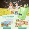 Appareil Photo Instantané Enfants,1080P Appareil Photo Enfant avec 5 Rouleaux de Papier,Carte 32GB et Stylos de Couleur,Appareil