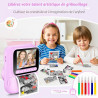 Appareil Photo Instantané Enfants,1080P Appareil Photo Enfant avec 5 Rouleaux de Papier,Carte 32GB et Stylos de Couleur,Appareil