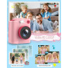 Appareil Photo Instantané Enfants, 1080P Appareil Photo Numérique Enfant & Caméra Vidéo avec Carte de 32GB & Papier d'impression