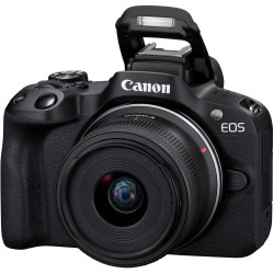 Canon EOS R50 Appareil Photo Hybride + Objectif RF-S 18-45mm is STM - Appareil Photo numérique avec autofocus + détection de scè