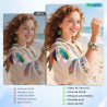 Appareil Photo Numérique avecà Double Écran - 48MP HD 4k Digital Caméra, Appareil Photo Compact Portable avec Zoom Numérique 18X
