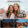 Appareil Photo Numérique avecà Double Écran - 48MP HD 4k Digital Caméra, Appareil Photo Compact Portable avec Zoom Numérique 18X