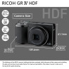 RICOH GR IV HDF, modèle amélioré du GR IV avec filtre de diffusion intégré. Appareil photo numérique compact haut de gamme ultim