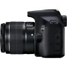 Canon EOS 2000d | Appareil Photo Réflex + (APS-C, 24.1 MP, WiFi, Full HD) + Objectif EF-S 18-55mm f/3,5-5,6 DC III, Noir