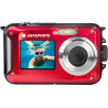 AgfaPhoto Realishot WP8000 - Appareil Photo Numérique Étanche, 3m/10, 24 MP, Vidéo Full HD, Double écran LCD, Zoom Digital 16x, 