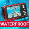 AgfaPhoto Realishot WP8000 - Appareil Photo Numérique Étanche, 3m/10, 24 MP, Vidéo Full HD, Double écran LCD, Zoom Digital 16x, 