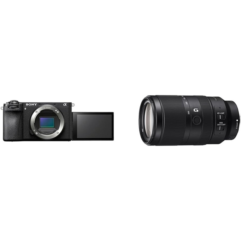 Sony Alpha 6700 | Appareil Photo Hybride APS-C (26Mp BSI, Mise au Point AF basée sur l'IA, stabilisation d'image sur 5 Axes) + S