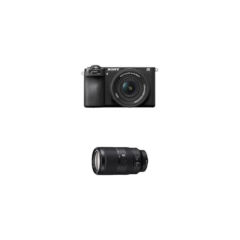 Sony Alpha 6700 (APS-C) - Appareil Photo Hybride avec Objectif 16-50 mm II – autofocus IA, stabilisation 5 Axes, vidéo 4K 120p +