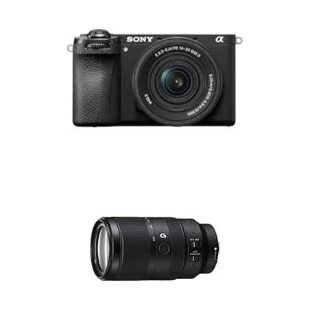 Sony Alpha 6700 (APS-C) - Appareil Photo Hybride avec Objectif 16-50 mm II – autofocus IA, stabilisation 5 Axes, vidéo 4K 120p +