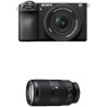 Sony Alpha 6700 (APS-C) - Appareil Photo Hybride avec Objectif 16-50 mm II – autofocus IA, stabilisation 5 Axes, vidéo 4K 120p +