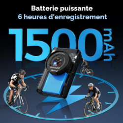 4K Appareil Photo Numérique Compact: 64MP Digital Camera avec 16X Zoom IPS Écran Rabattable Camescope - Cadeau pour Débutants En