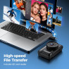 4K Appareil Photo Numérique Compact: 64MP Digital Camera avec 16X Zoom IPS Écran Rabattable Camescope - Cadeau pour Débutants En