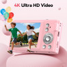 Appareil Photo Numérique Compact: 16X Zoom 48MP Digital Camera - Appareils Numérique Enfant 1080P Camera Vlog - Appareil Photo N