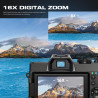 8K Appareils Photo numériques pour la Photographie, 64MP pour Vlogging Youtube avec poignée de Microphone et de trépied, caméra 