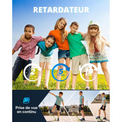 64Go Appareil Photo Numérique Enfant: 48MP Caméra Anti-secousse Photographie Vlogging Caméra pour Youtube 16X Zoom Numérique Pho