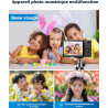 64Go Appareil Photo Numérique Enfant: 48MP Caméra Anti-secousse Photographie Vlogging Caméra pour Youtube 16X Zoom Numérique Pho