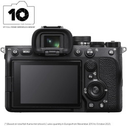 Sony Alpha 7 IV | Appareil photo Hybride Expert Plein Format (33 Mégapixels, Mise au point AF en temps réel, Rafale à 10 images/