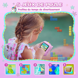 Appareil Photo Instantané Enfants, CAMCLID 2,4" Écran Appareil Photo Numérique Enfant avec Carte TF 32GB et Papier Photo Imprimé