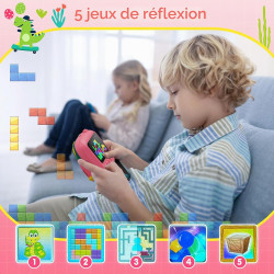 CAMCLID Appareil Photo Instantané Enfants, 12MP/1080P Appareils Photo Numérique Enfants avec Carte 32G et 3 Rouleaux de Papier, 
