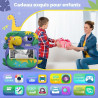 CAMCLID Appareil Photo Instantané Enfants, 12MP/1080P Appareils Photo Numérique Enfants avec Carte 32G et 3 Rouleaux de Papier, 