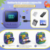 CAMCLID Appareil Photo Instantané Enfants, 12MP/1080P Appareils Photo Numérique Enfants avec Carte 32G et 3 Rouleaux de Papier, 