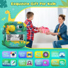 CAMCLID Appareil Photo Instantané Enfants, 12MP/1080P Appareils Photo Numérique Enfants avec Carte 32G et 3 Rouleaux de Papier, 