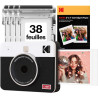 Kodak Mini Shot 3 Retro Cadeau Noel, Appareil Photo Instantané Vintage avec Imprimante Photo Portable, 76x76 mm, Technologie 4Pa