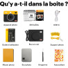 KODAK Mini Shot 3 Retro Cadeau Noel 4PASS 2-in-1 Appareil Photo Instantané et Imprimante Photo Portable (7,6x7,6cm) + Paquet Cad