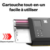 KODAK Mini Shot 3 Retro 4Pass 2-in-1 Appareil Photo Instantané et Imprimante Photo Portable (7,6x7,6cm) + Paquet avec 38 Feuille