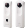 RICOH Theta SC2 - Bleu Camera 360° Video 4K avec stabilistation Haute résolution d'image Transfert de données Haute Vitesse Capt