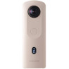 Ricoh theta sc2 beige camera 360° vidéo 4k avec stabilisation haute résolution d'image transfert de données haute vitesse captur
