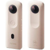 Ricoh theta sc2 beige camera 360° vidéo 4k avec stabilisation haute résolution d'image transfert de données haute vitesse captur