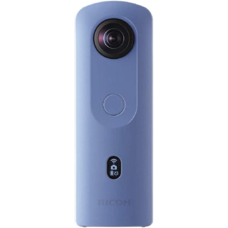 RICOH Theta SC2 Blanc Camera 360° Video 4K avec stabilistation Haute résolution d'image Transfert de données Haute Vitesse Captu