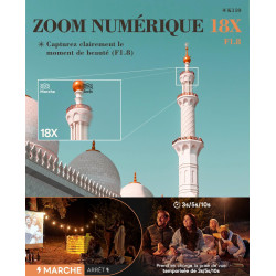 NBD Appareil Photo Numérique 5K 64MP avec Autofocus, Zoom Numérique 18x, Écran IPS 3" Orientable 180°, Design Rétro Élégant, Car