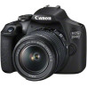 Canon EOS 2000d | Appareil Photo Réflex + (APS-C, 24.1 MP, WiFi, Full HD) + 2ème Batterie + Objectif EF-S 18-55mm f/3,5-5,6 is I