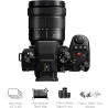 Panasonic Lumix S5M2 - Appareil Photo Hybride Plein Format + Objectif Lumix S 20-60mm F3.5-5.6 (24MP, AF Phase, Double Stab, Vid