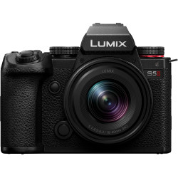 Panasonic DC-S5M2NE Appareil Photo Plein Format + Objectif Lumix S 18-40mm(Enregistrement vidéo 4K 60P et 6K 30P, écran Flip, Wi