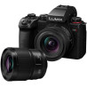 Panasonic DC-S5M2N-PACK LUMIX S5M2E Appareil Photo Plein Format 24,2Mpx, Enregistrement Open Gate, Phase Hybrid AF, Active I.S.,