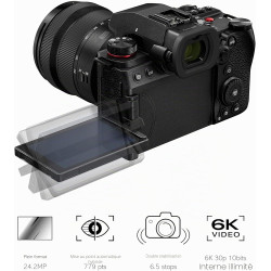 Panasonic Lumix S5M2 I Appareil Photo Hybride Plein Format (24MP, Autofocus Phase, Double Stabilisation, Vidéo 6K 10bit illimité