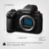 Panasonic Lumix S5M2 I Appareil Photo Hybride Plein Format (24MP, Autofocus Phase, Double Stabilisation, Vidéo 6K 10bit illimité